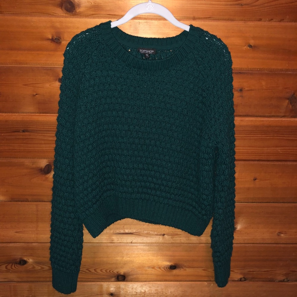 Topshop green sweater